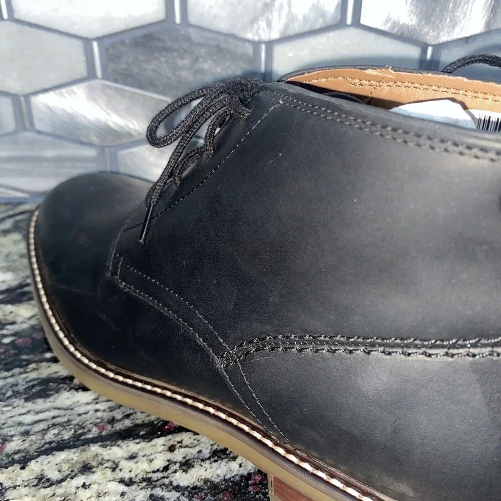Clarks Men's Jaxen Mid Chukka‎ Boot, Black, sz 9